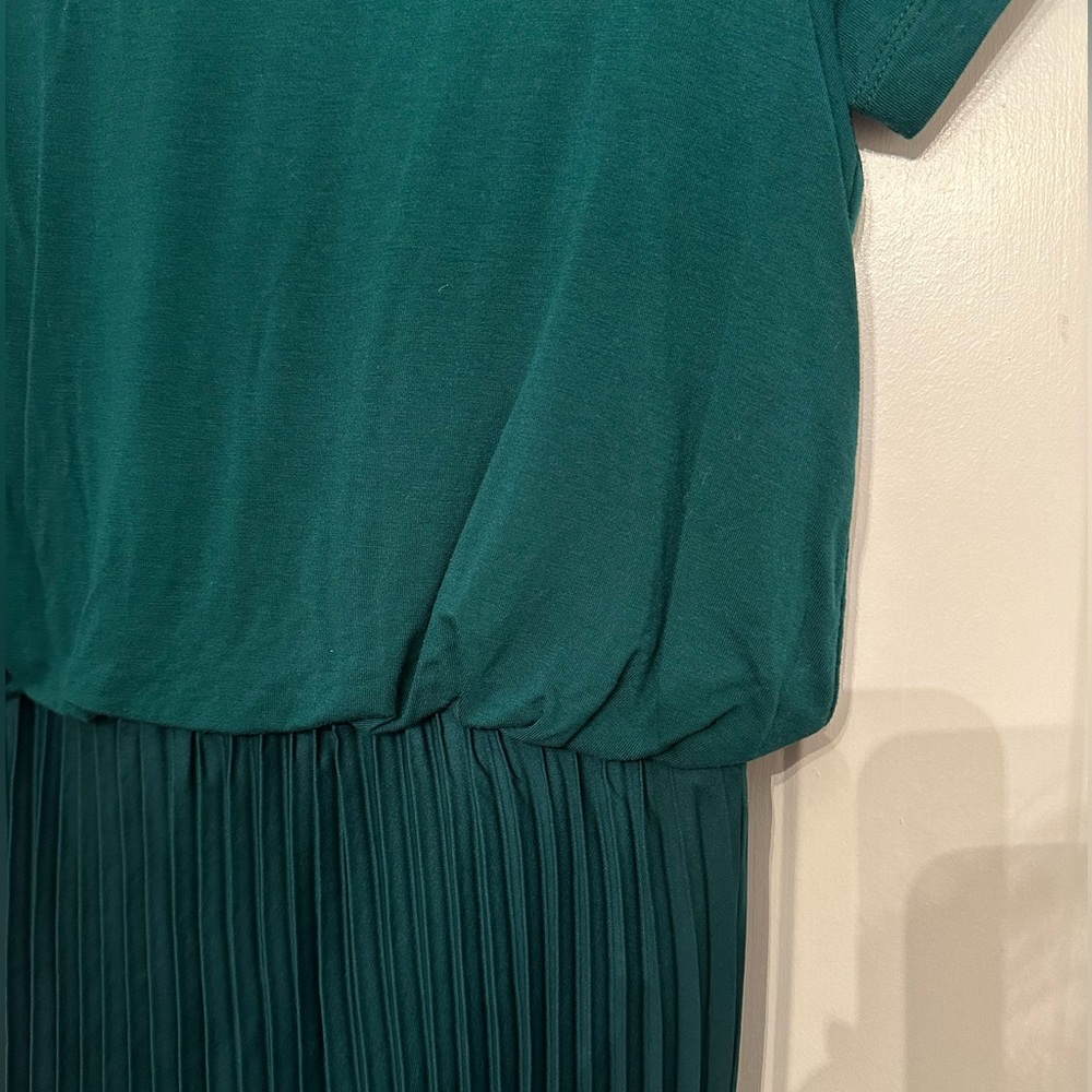 NWT LOFT Emerald Green Dress - Picture 6 of 10